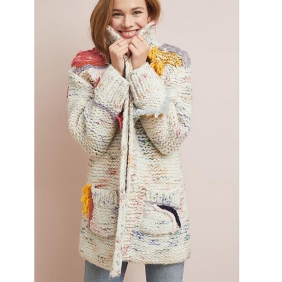Anthropologie Sweaters - Arietta Fringed Cardigan By Sleeping on Snow